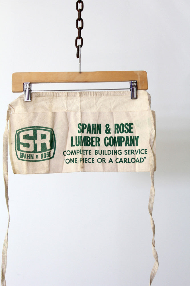 vintage lumber yard apron