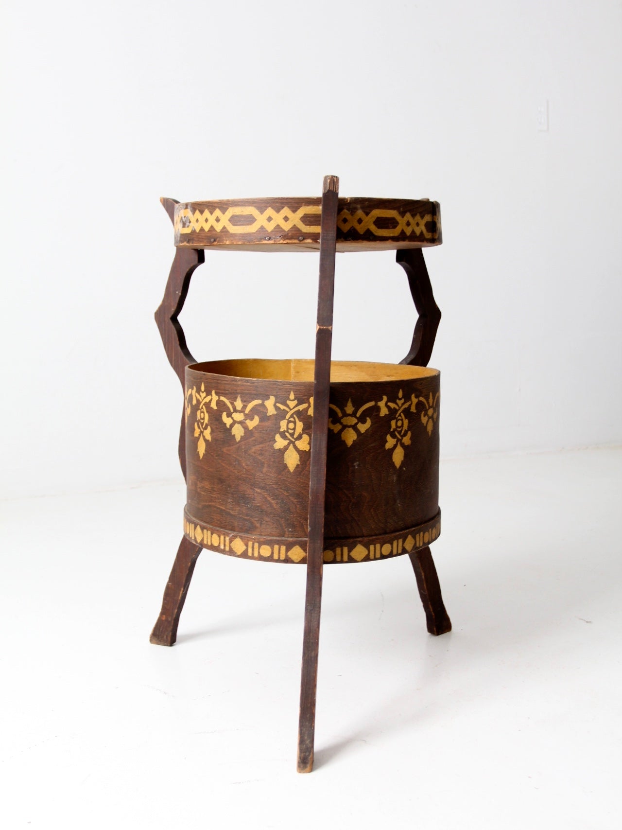 antique bandbox table