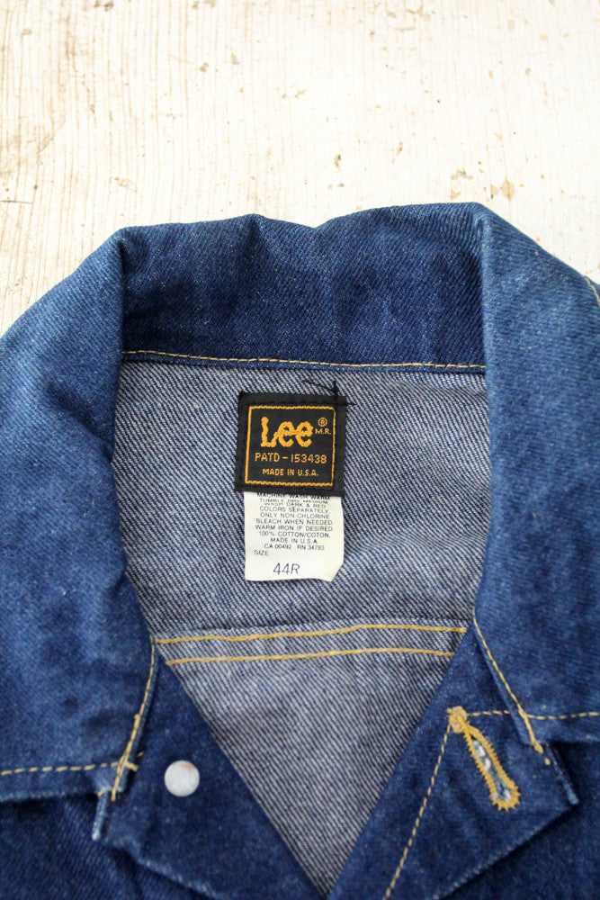 vintage 70s Lee denim jacket