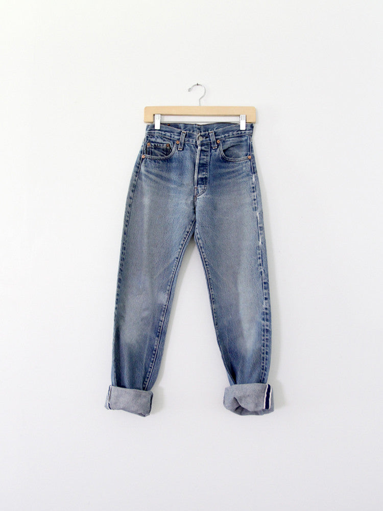 vintage levis 501 red line jeans