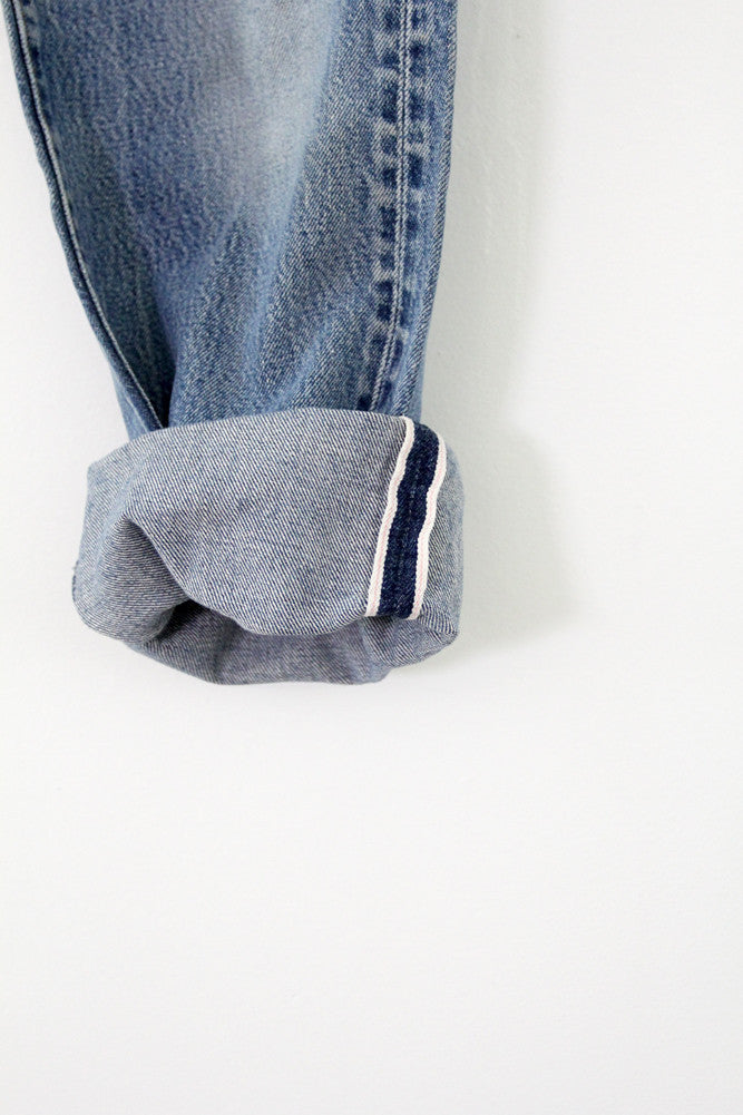 vintage red line selvedge levis denim