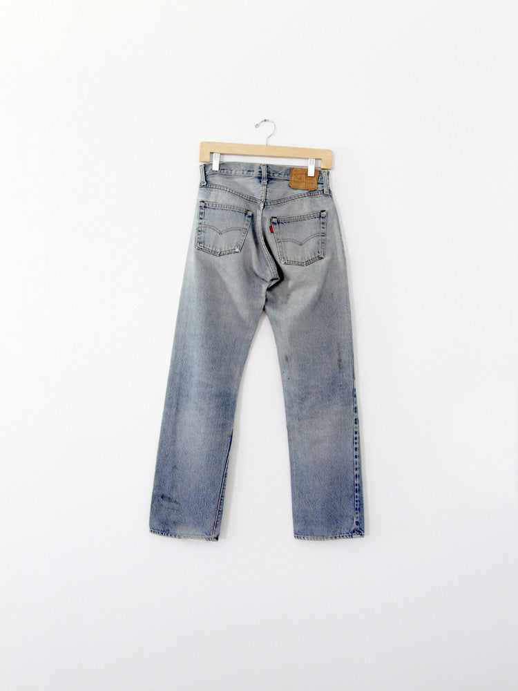 vintage levis 501 red line selvedge jeans