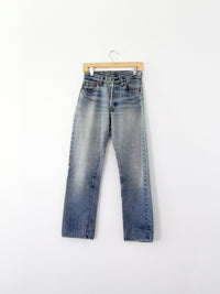 vintage levis 501 red line selvedge jeans