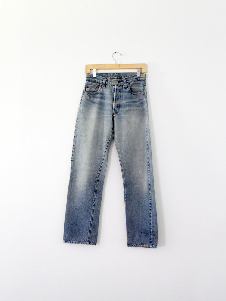 vintage levis 501 red line selvedge jeans