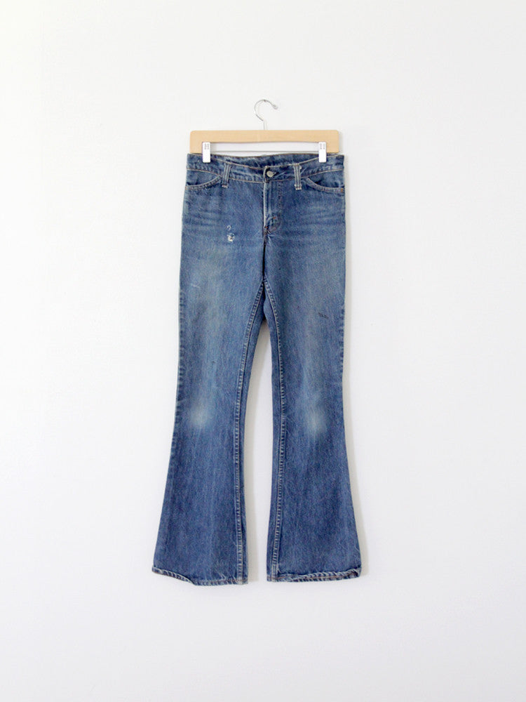 vintage levis flare leg jeans levis 646 denim