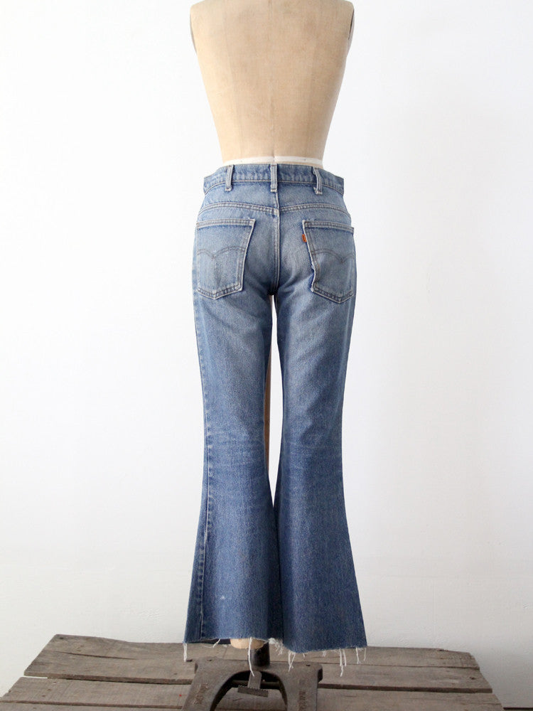 vintage Levis 684 bell bottom jeans, 32 x 31