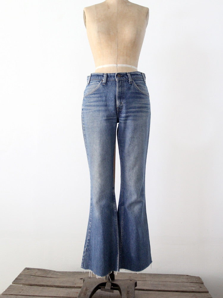 vintage Levis 684 bell bottom jeans, 32 x 31