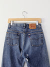 vintage Levi's 501 hard wash jeans, 29 x 33