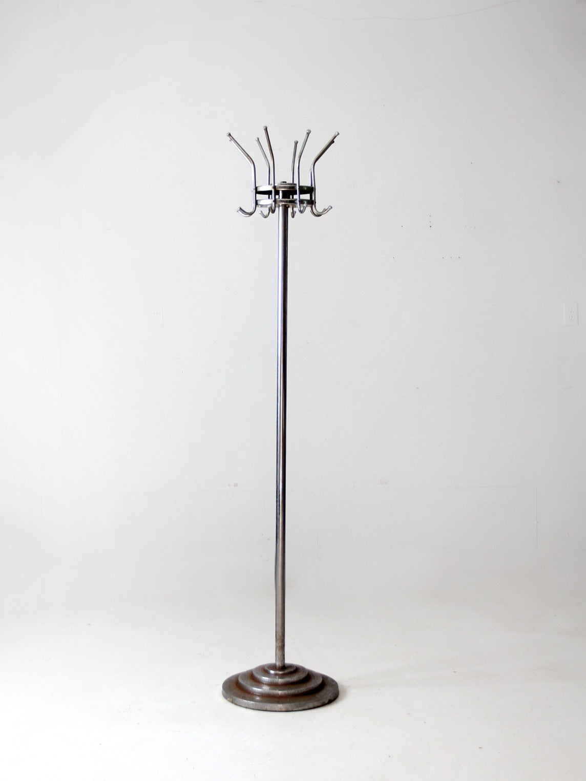 vintage industrial standing rack