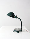 vintage gooseneck desk lamp with ashtray