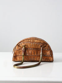 John Galliano snake satchel