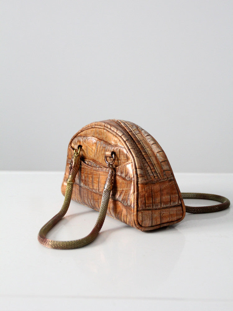 John Galliano snake satchel