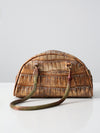John Galliano snake satchel