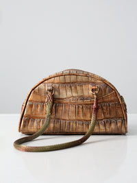 John Galliano snake satchel