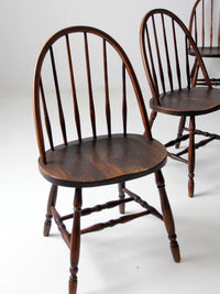 antique wood dining chairs set of 4