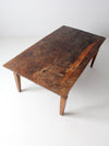 antique wooden dining table