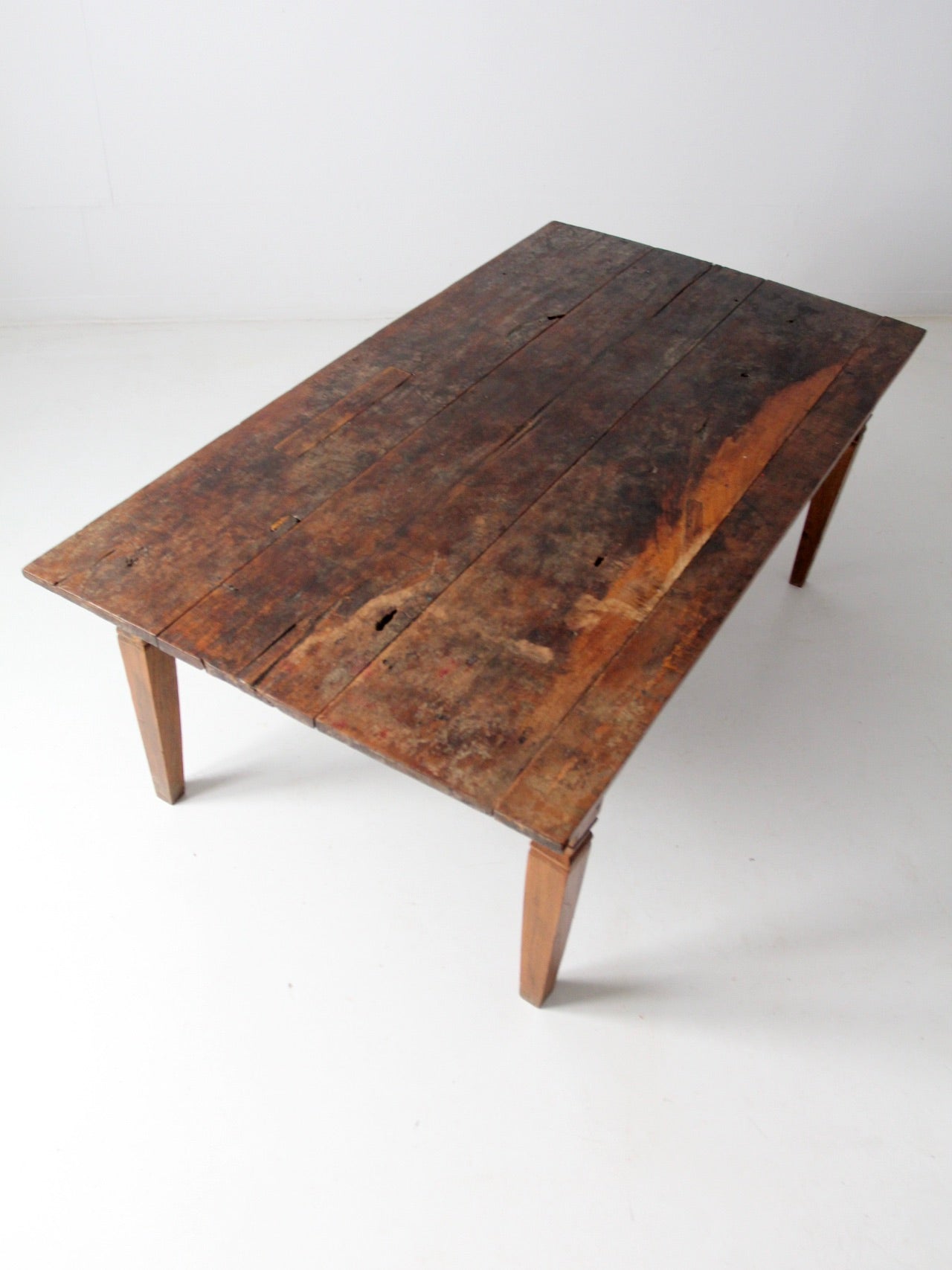 antique wooden dining table