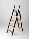 vintage rustic folding ladder