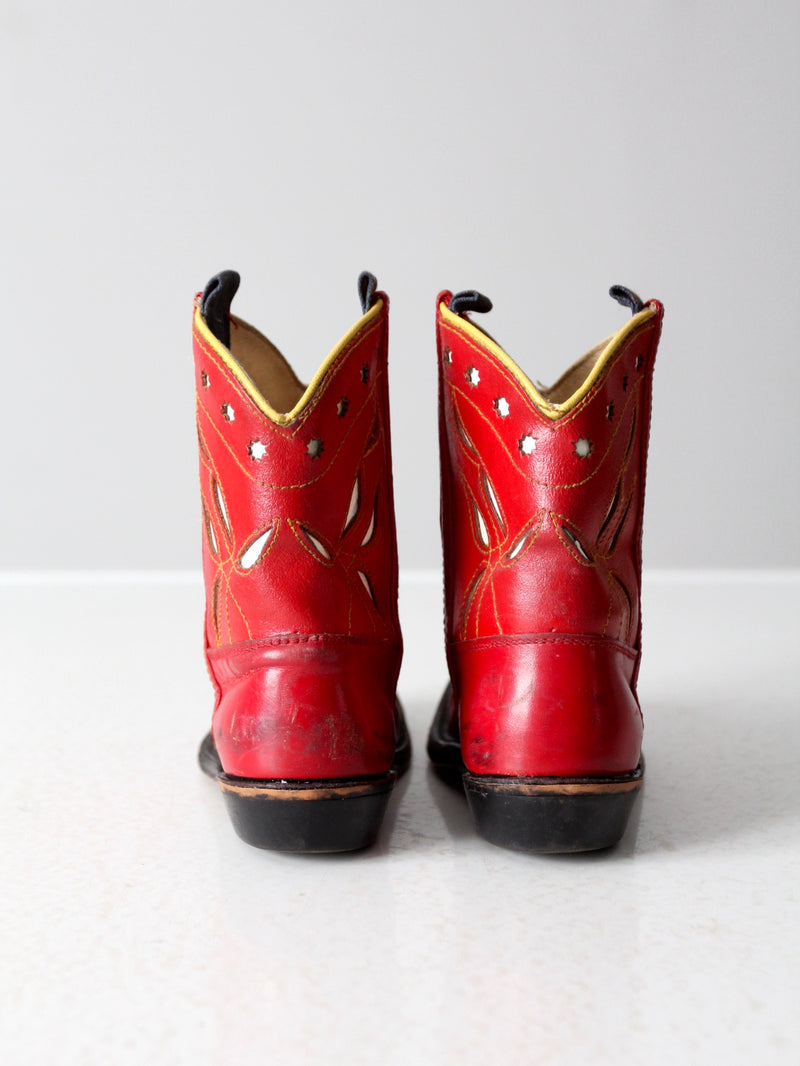 vintage 40s children's Bronco boots