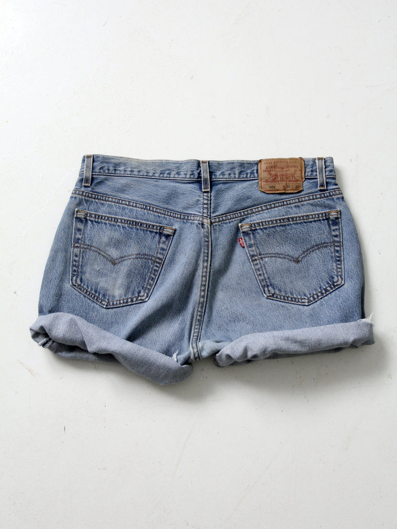 vintage Levis 501 cutoff shorts, W 35