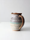 vintage studio pottery pitcher