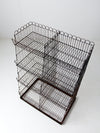 vintage wire display rack