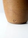 vintage signed studio pottery vase