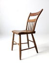 antique plank seat chair