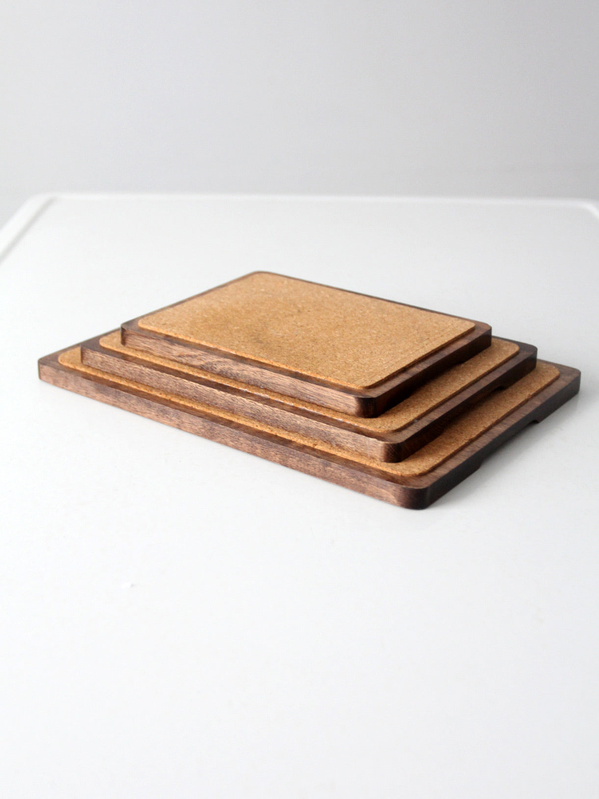 vintage cork boards set of 3