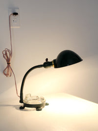 vintage gooseneck desk lamp with ashtray