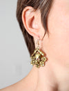 vintage skull dangle earrings
