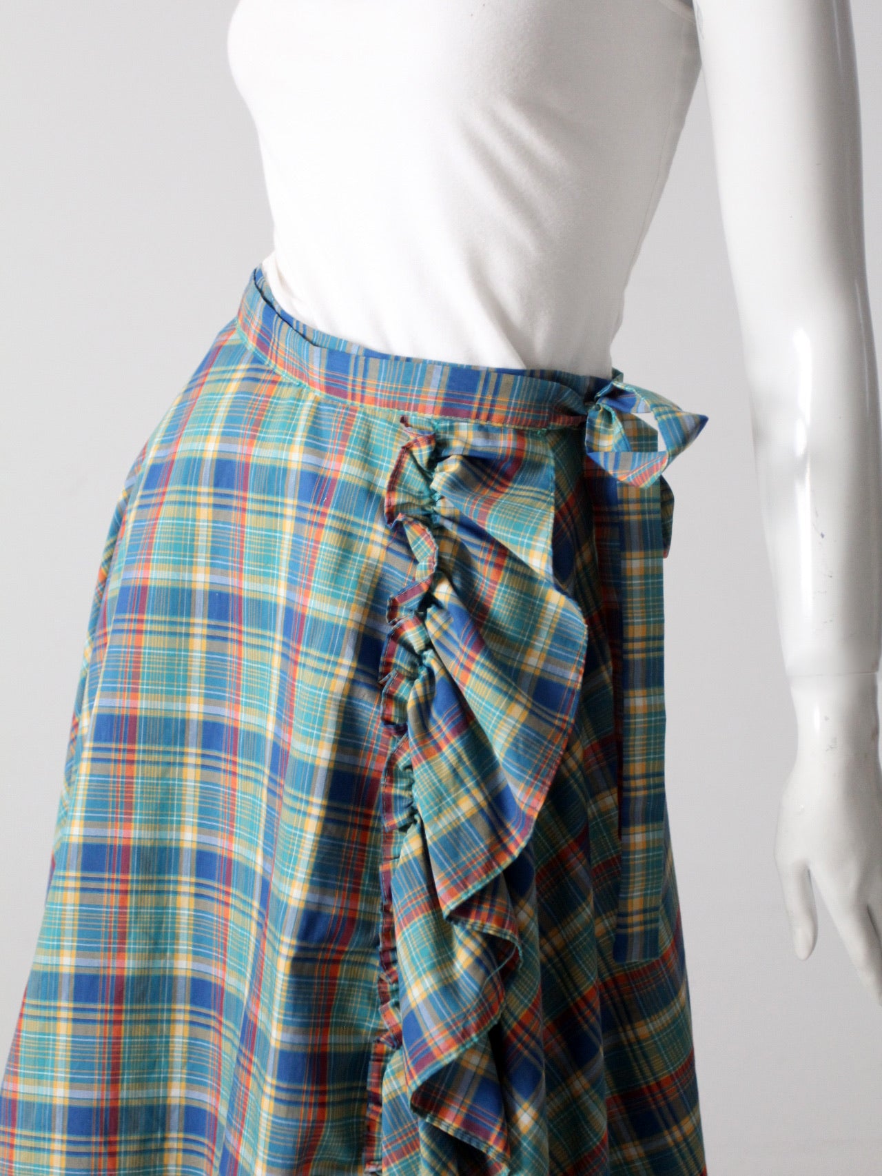 vintage 70s wrap skirt