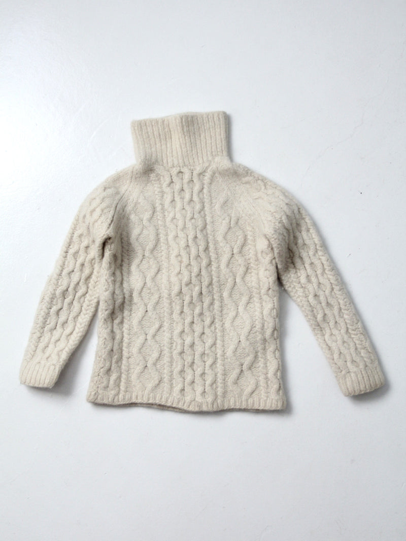 vintage 60s Penney's cable knit sweater