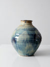 vintage large studio pottery vase