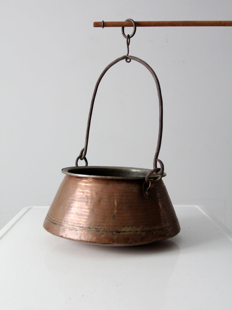 antique copper kettle