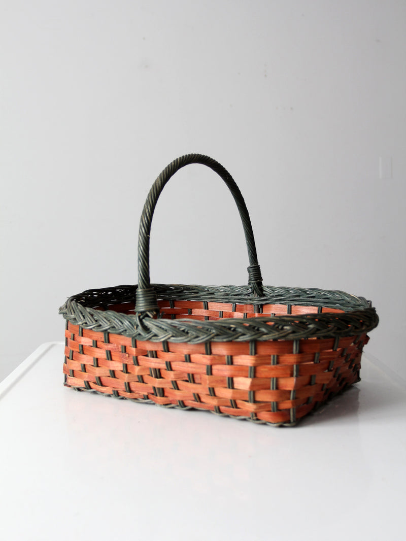 vintage wicker basket