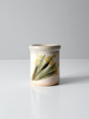 vintage hand-painted studio pottery vase