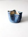 vintage studio pottery star bowl