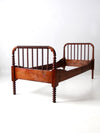 antique spool bed