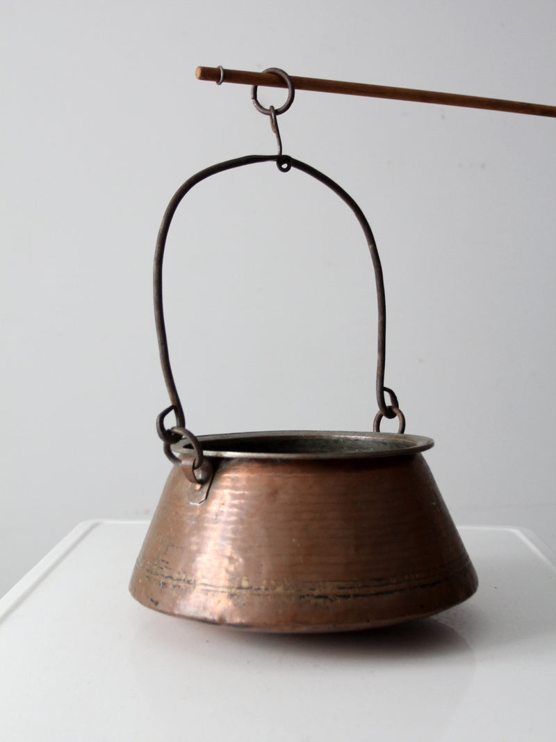 antique copper kettle