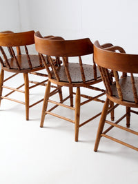 antique captains chairs set of 3