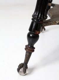 antique claw and ball foot end table