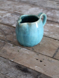 vintage studio pottery pitcher vase