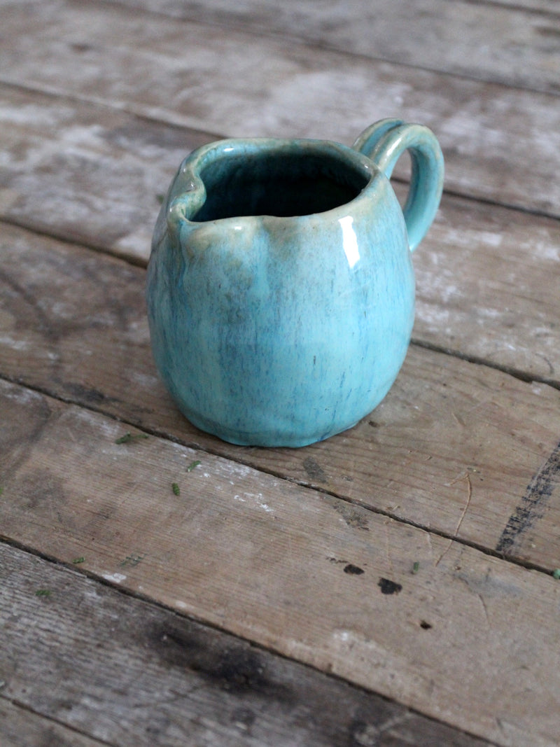 vintage studio pottery pitcher vase