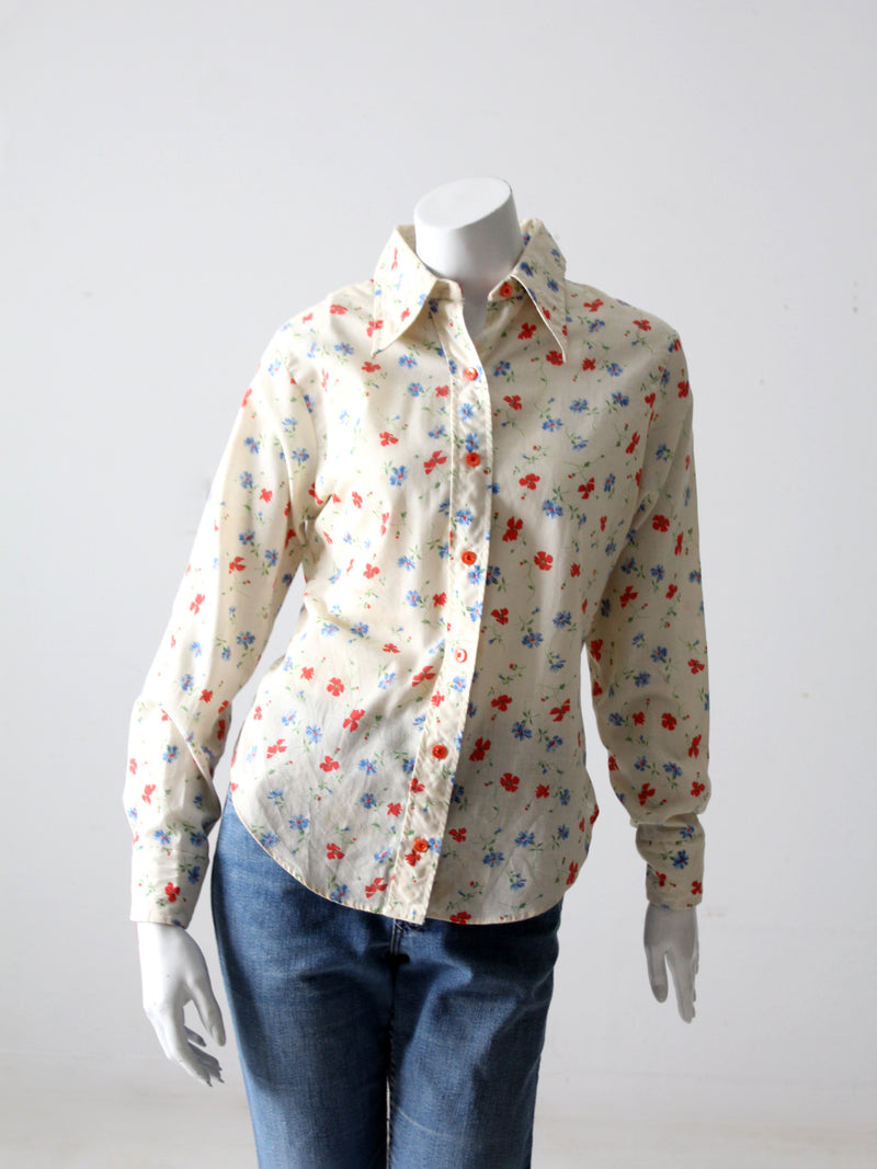 vintage floral shirt