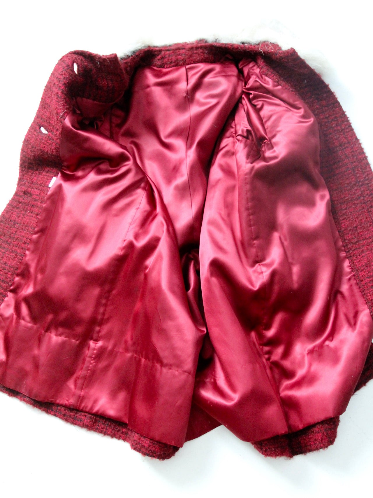 vintage 60s swing coat with fur collar – 86 Vintage