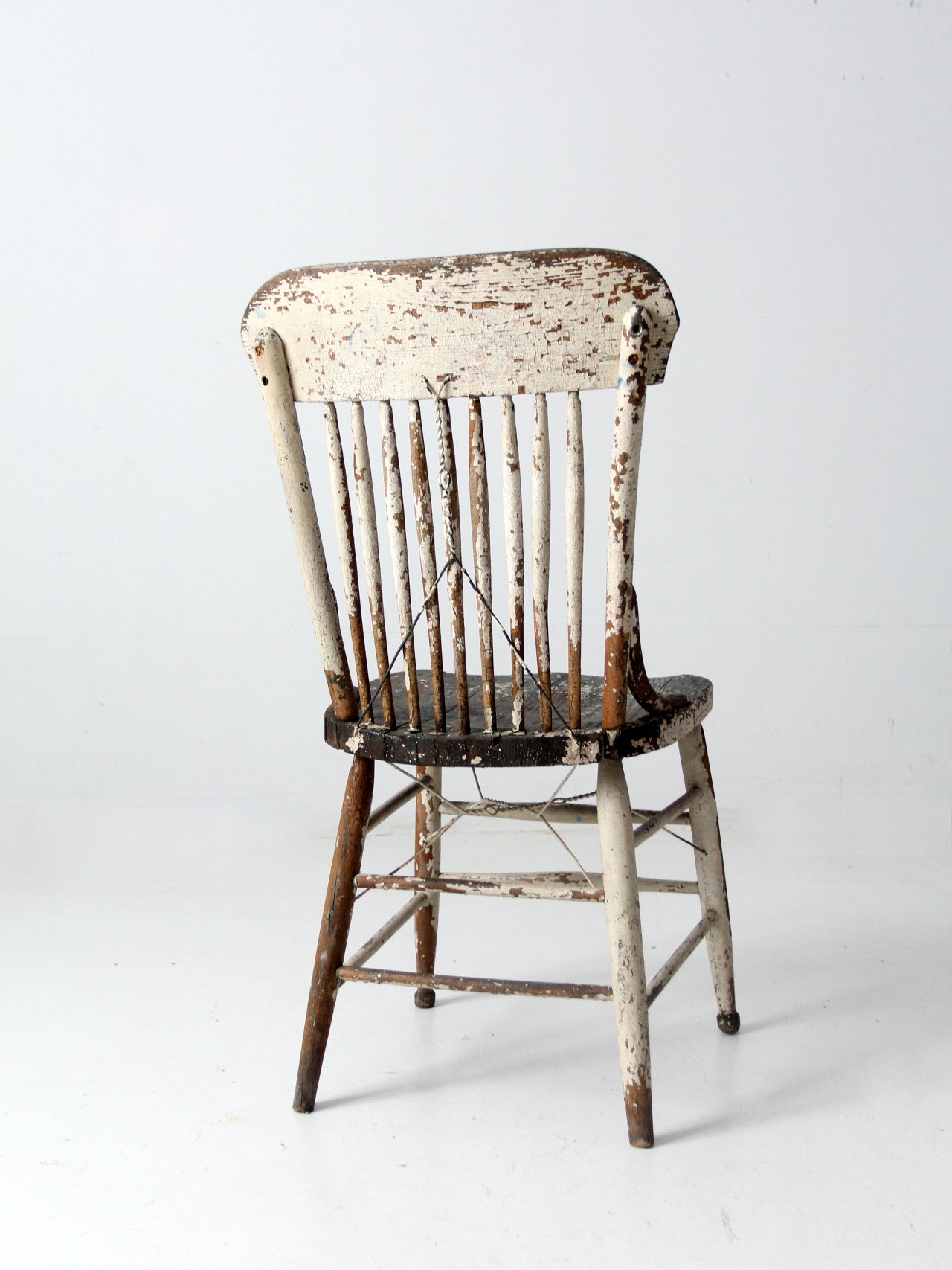 antique spindle back chair
