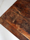 antique wooden dining table