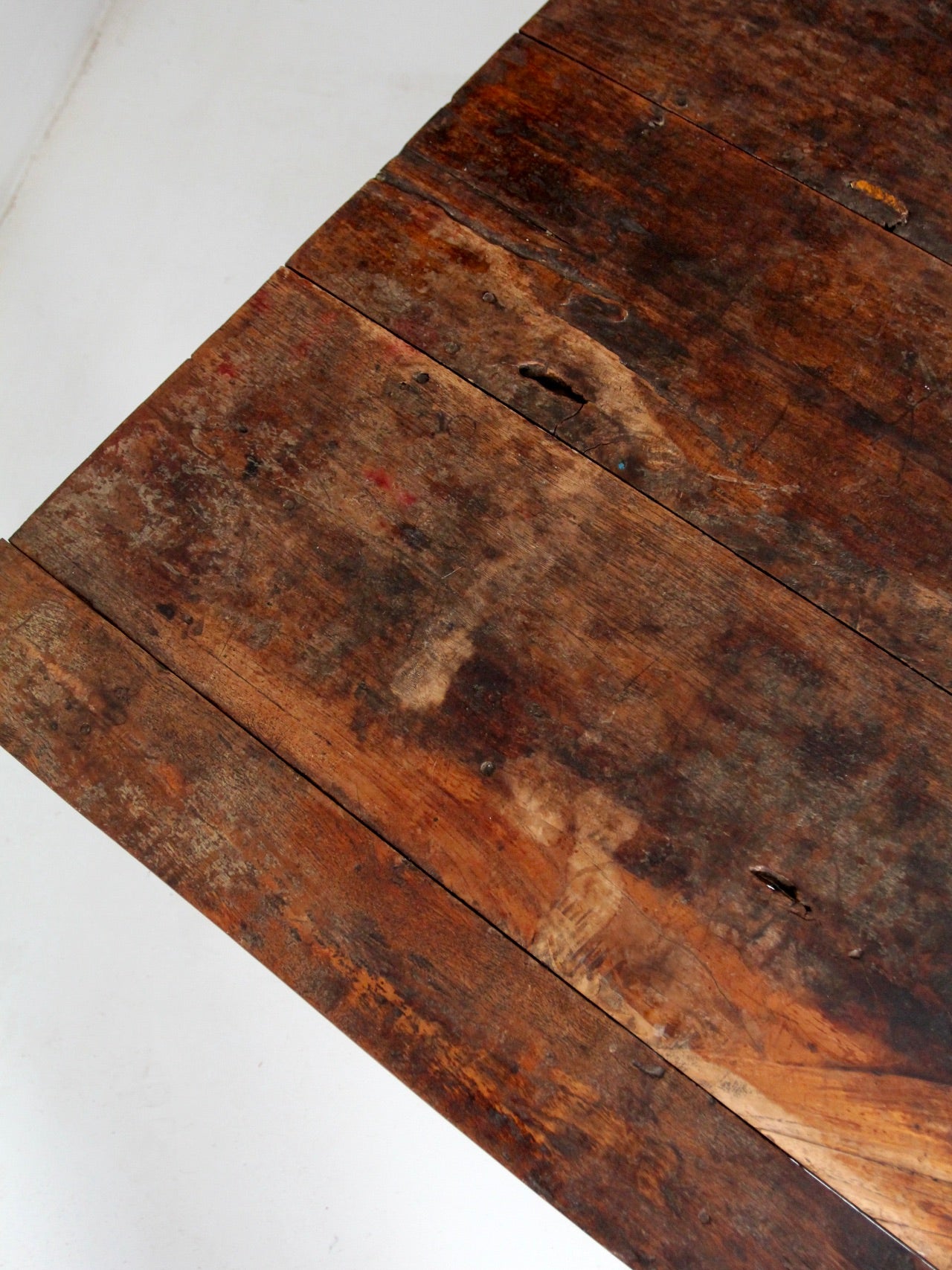 antique wooden dining table