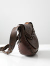 vintage 1970s leather shoulder bag